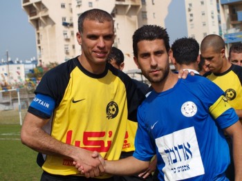  הקפטנים:ברק קודיש(מימין) וחאג'