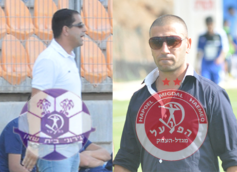 רפי בוסקילה (מימין) מול איתן טייב