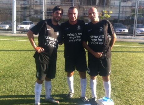 מימין: אגיסון, אבי פס ומשה לוי (צילום: אלי שמואלי)