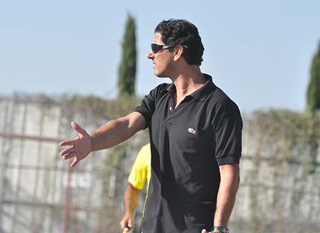 מאמן הפועל דליה פאיד חסון (צילום: קובי פורטל)