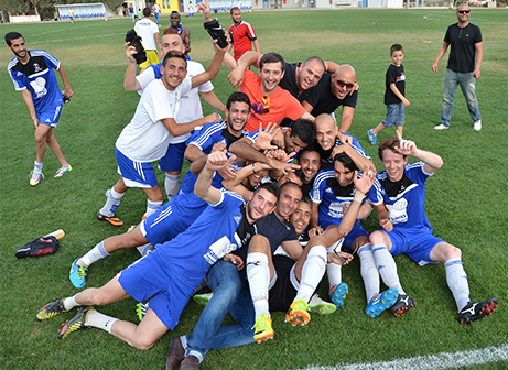 שחקני מגדל העמק בסיום (ארנון לוי)