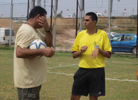 נפצע במחצית הראשונה. השופט דור בשן (אלון יהודיוף)