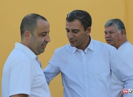 שחקן מתנהג בצורה מבישה ולא נענש. יוסי בן דוד (מימין) ואבי דהאן (עודד חסין, BEST-BALL)