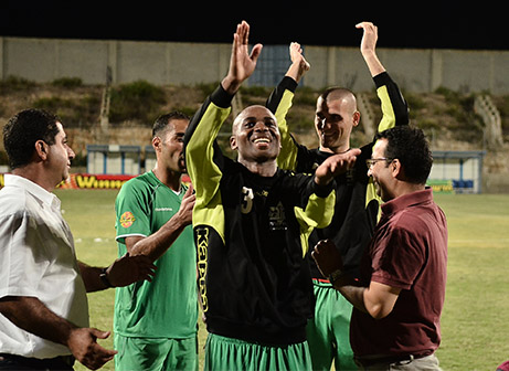 אלן מסודי. קבוצתו רשמה ניצחון מרשים (ארנון לוי)