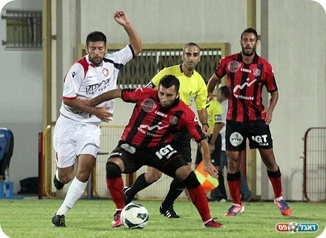 הקריב למען המועדון. ליעד ברקוביץ' במרכז (לירן דורף)