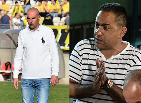 ראש בראש. גיל ברעם (מימין) ואלדד שביט