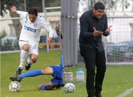 ראש בראש. נעים (משמאל) ואסולין (לירן דורף)