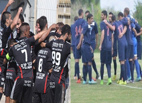 על כל הקופה. שחקני בית שאן ואולגה (ארנון לוי, שלומי גבאי)