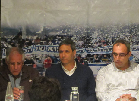 מימין לשמאל: יעקב, מירון ואסולין