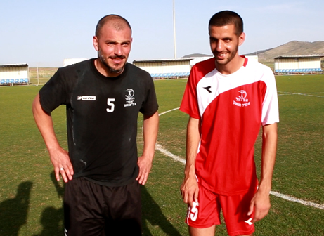 אופק מלול (מימין) ועמי גילברט