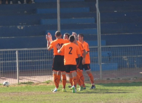 שוב במקום הראשון. שחקני נוה גולן (אלי שמואלי)