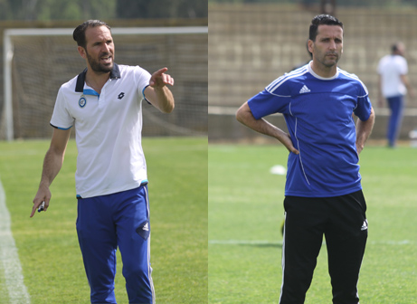 אייל עמר (מימין) וצחי אילוז (שלומי גבאי)