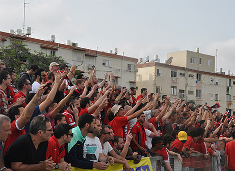 עלו לקבוצתם בקנס כבד. אוהדי רובי שפירא (אביעד אורן, עיר הפועלים)