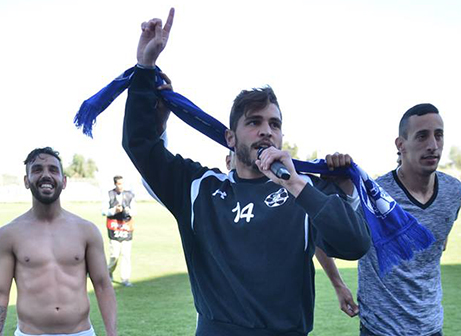 תום דן בסיום המשחק (ארנון לוי)