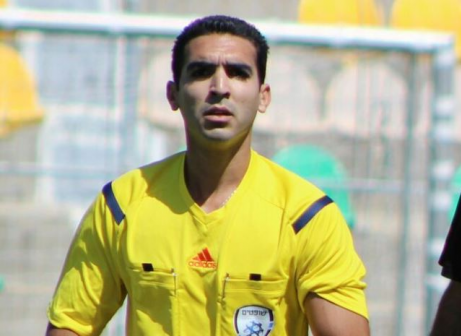 נפצע קל. רחמיאן אחרי הפיצוץ היום באום אל פאחם (באדיבות עלאא אבו פארס)