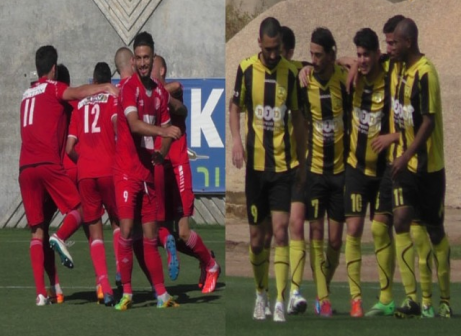 שחקני שתי הקבוצות