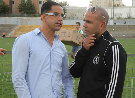 הפרידו כוחות. טייב (משמאל) ואיפרגן (שלומי גבאי)