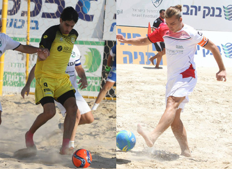 קירטבה (מימין) יחד עם בדש (שלומי גבאי)