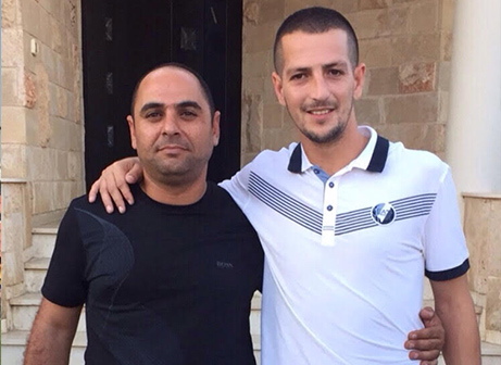 אבי מלכה (מימין) יחד עם אוהד אפרים