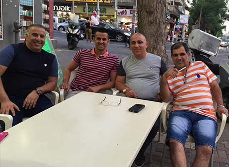 מימין לשמאל: שלומי ארזי, איציק ששון, חן מלכה ועופר דליאן