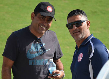 עופר טלקר וגיל ברעם. יחייכו גם בסיום המשחק? (מיכאל מלכין)