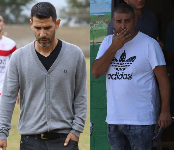 סכסוך מכוער. יצחק (מימין) ואוזן