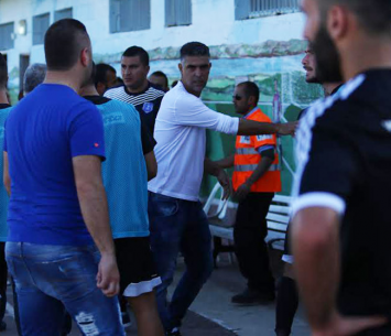 אבי דנן. מאמן גלבוע בסיום המשחק (עודד חסין)