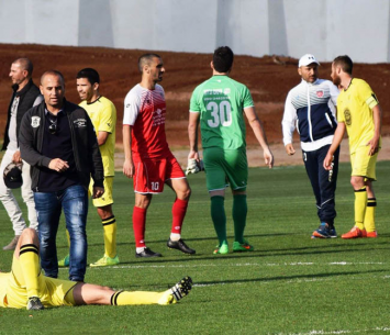 מאור וסירוטקין בסיום המשחק (דני מלניצקי)