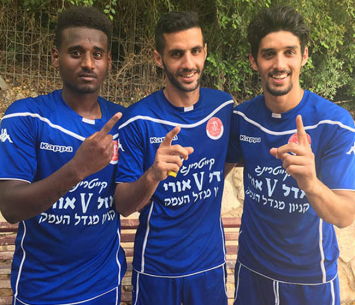 שלושת הכובשים. מימין לשמאל: מורד, מלול ואברה (קובי פורטל)