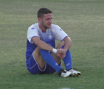 ליאור חזות שחקנה של אילת בסיום המשחק (שקד מורג)