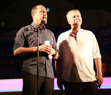 ניר ברקת (משמאל) ודני בונפיל (עדי מלול)