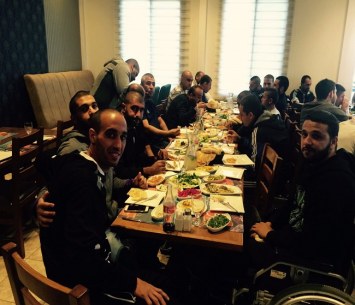 יש תיאבון אחרי ניצחון. שחקני טייבה