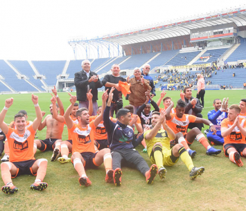 שחקני קריית מלאכי בסיום (לאה גורליק המקור קריית מלאכי)