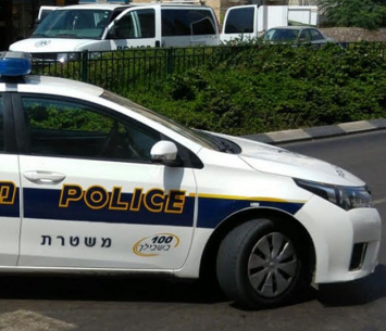 גם משטרה הגיעה למקום