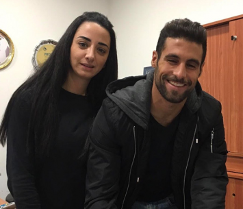 אמיר אבו ניל יחד עם הסוכנת ויקי וקנין