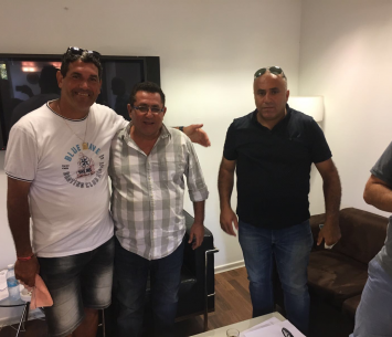 עיני ואלי כהן במהלך הפגישה