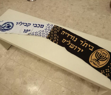 צעיף מיוחד שיוצר וימכר במשחק (דף הפייסבוק בית