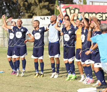 שחקני טבריה חוגגים ניצחון ענק (עודד חסין)