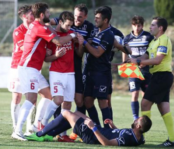 שחקני הפועל תל אביב ונצרת עילית (ערוץ הספורט)