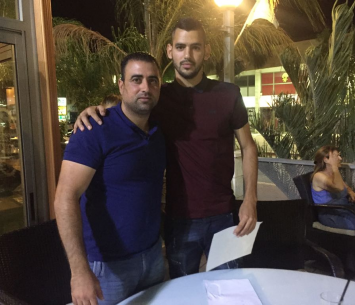 גאברין יחד עם נסים אבו דאוד