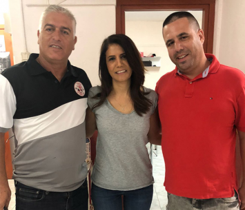 בדרך לעלייה נוספת. עייש עם אלונה ברקת (אבישי אפטקר)