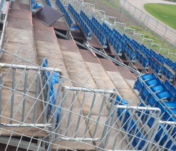 היציע במגרש העירוני בטבריה