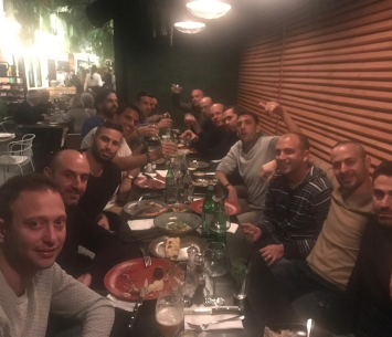 ערב גיבוש של שחקני נתניה