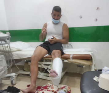 השוער לאחר הטיפול בבית החולים