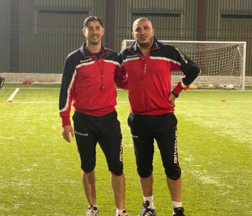 צמד המאמנים. חסון וזועבי (התמונה באדיבות המועדון)