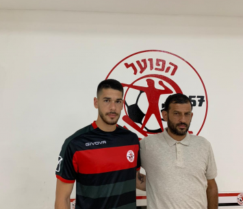 הרמן עם סוכנו משה גולדנברג