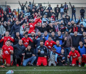 שחקני טייבה בסיום (אמיר חאג' יחיא)