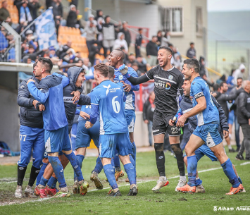 שחקני טבריה חוגגים (איהם ג'אברין)