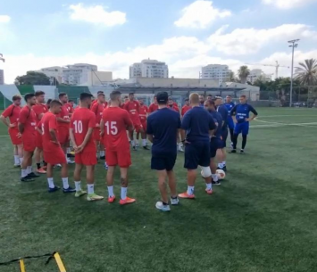 אימון הבכורה. הרצליה (דוברות הפועל הרצליה)