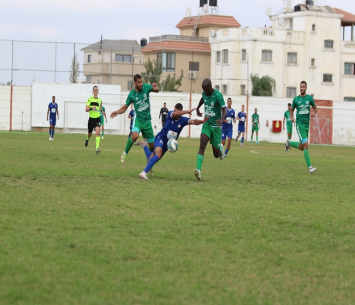 חיפשו את הרשת ולא מצאו. שחקני הקבוצות במשחק (דאפר מאחמיד)